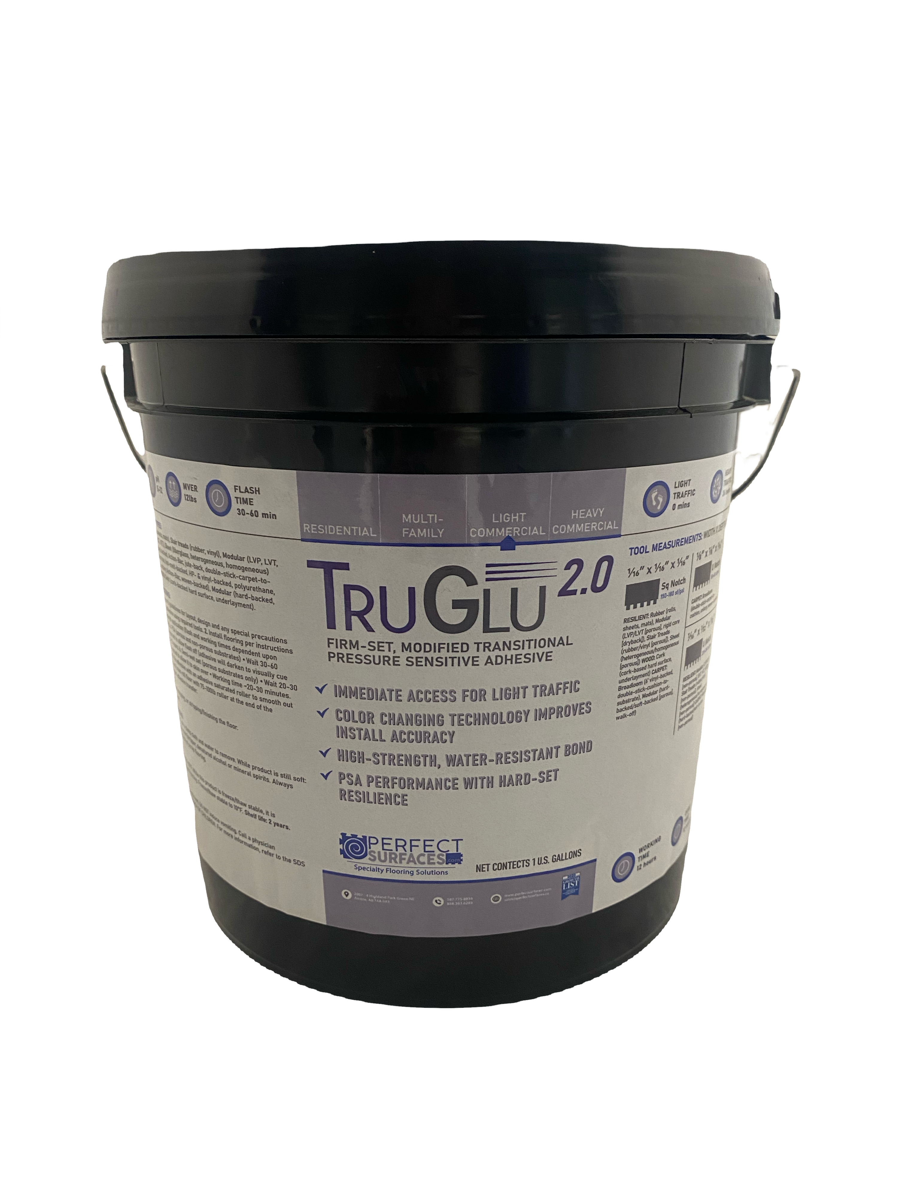 TruGlu 2.0 - Resilient & Rubber Flooring Adhesive