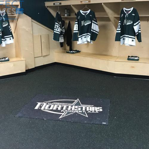 hockey dressing room rubber rolls
