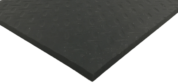 Black Checker Agricultural Rubber Matting