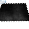 black interlock rubber mat