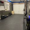garage home gym rubber floor tiles