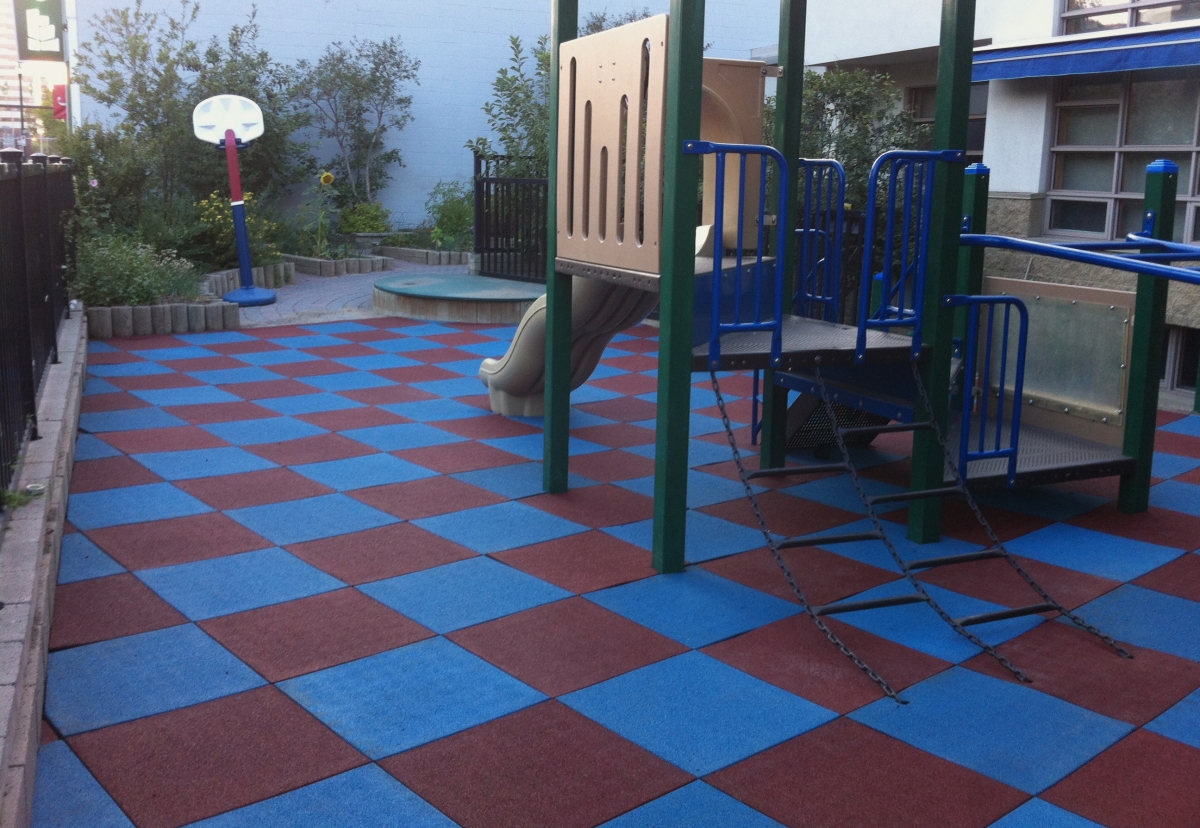 What is outdoor rubber flooring like in the summer heat? | Perfect Surfaces