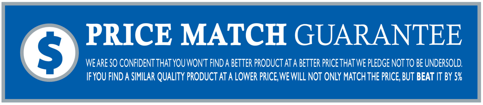 PS Price Match Guarantee badge