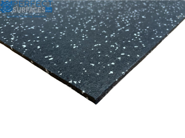 black speckled grey rubber sheet