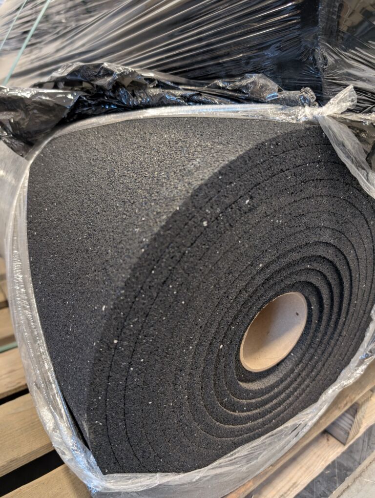 Rubber underlayment